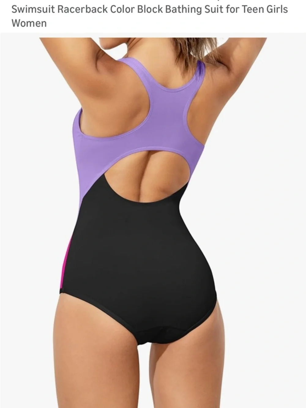 NWT-Small Girls menstrual Period proof Competition,Razorback Bathingsuit Teen
